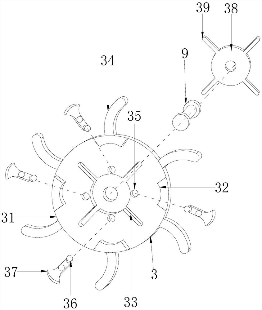 Quantitative filling device for PE (polyethylene) film master batch production and processing