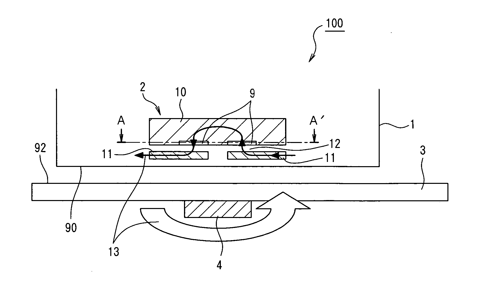 Current measuring method and current measuring device