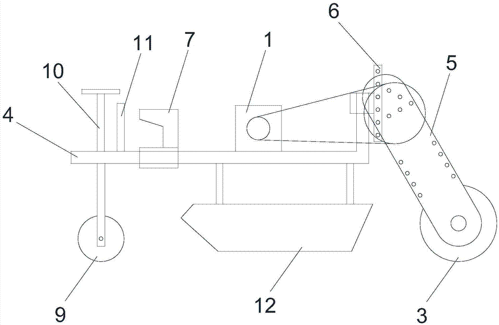 Posture-variable multifunctional tiller