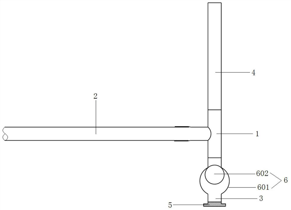 A kind of salt washing device and method in dark tube