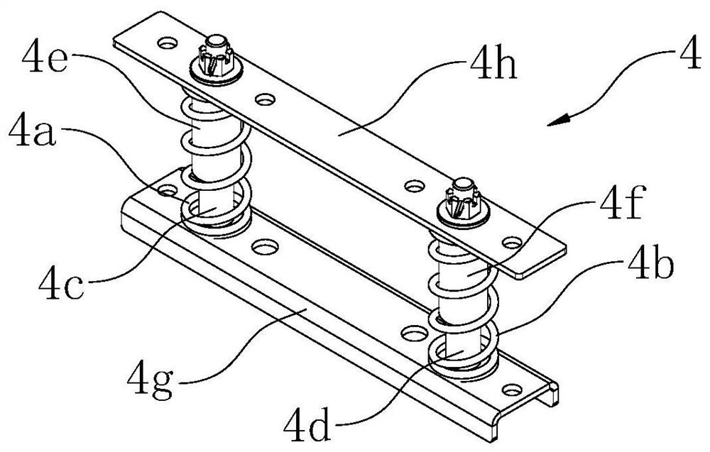 A power cable retractable vehicle with double-degree-of-freedom buffer