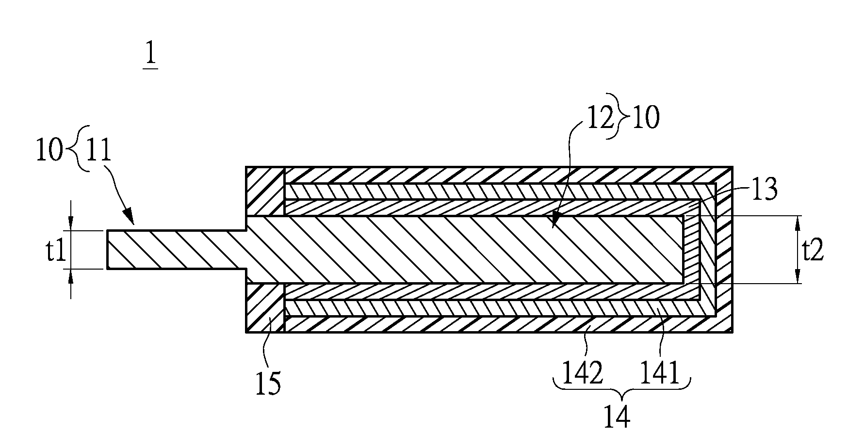 Solid-state electrolytic capacitor with improved metallic anode and method for manufacturing the same