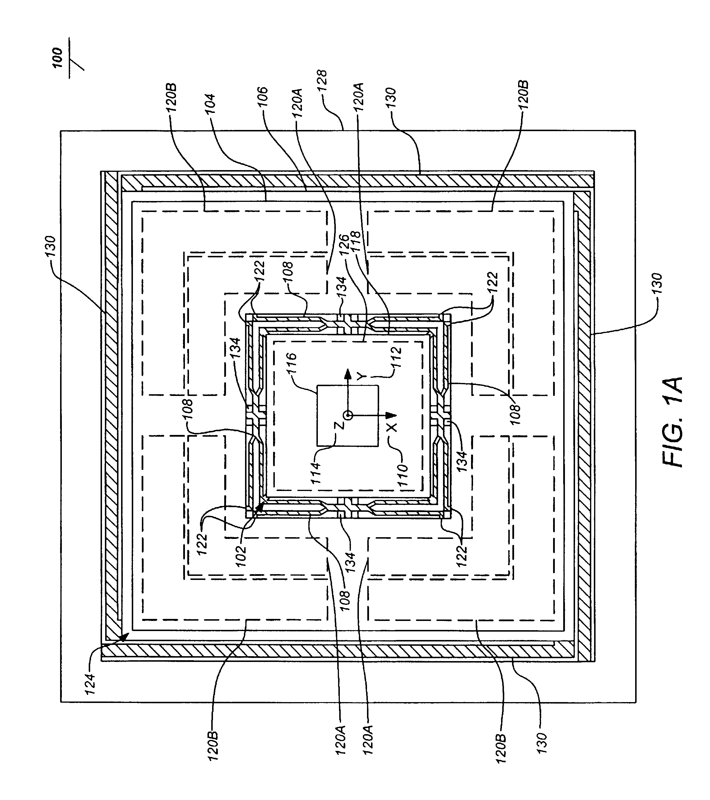 Isolated resonator gyroscope with compact flexures