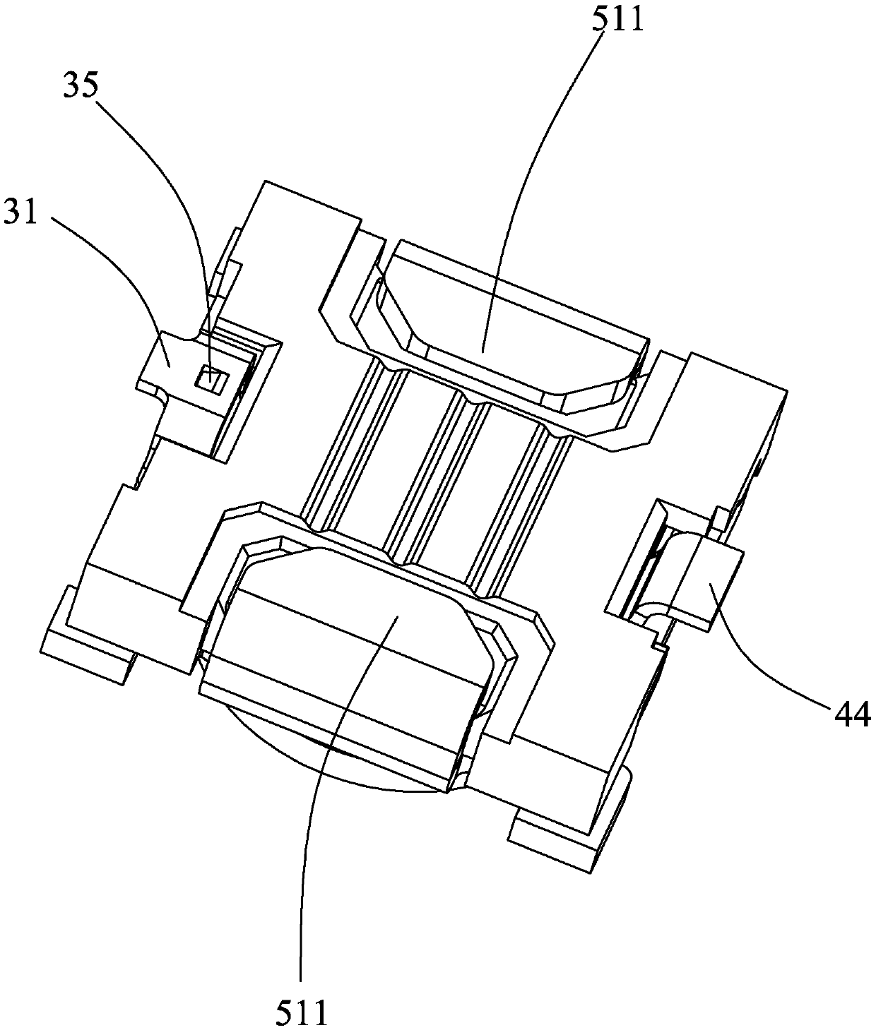 Switch-type coaxial connector