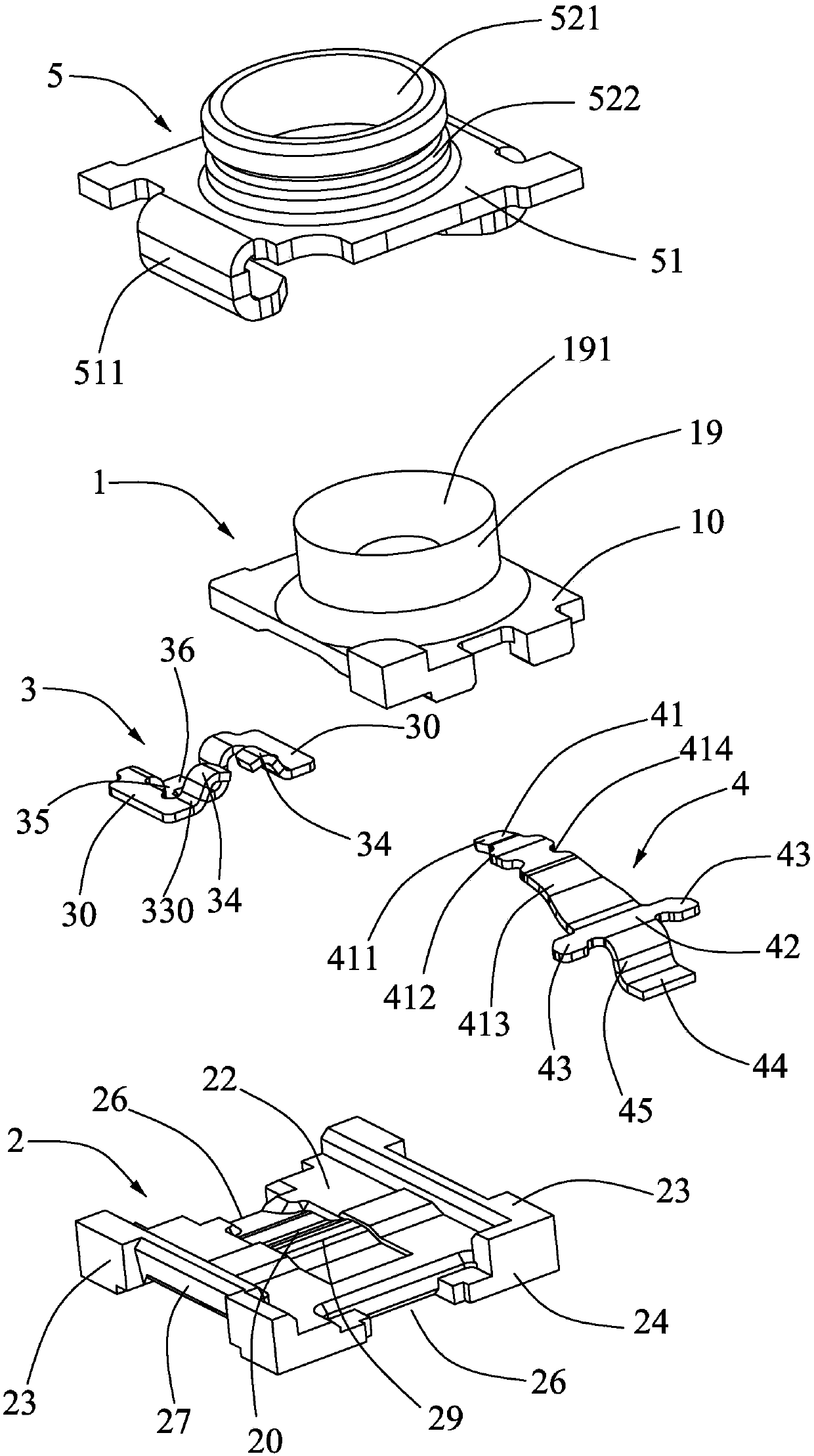 Switch-type coaxial connector