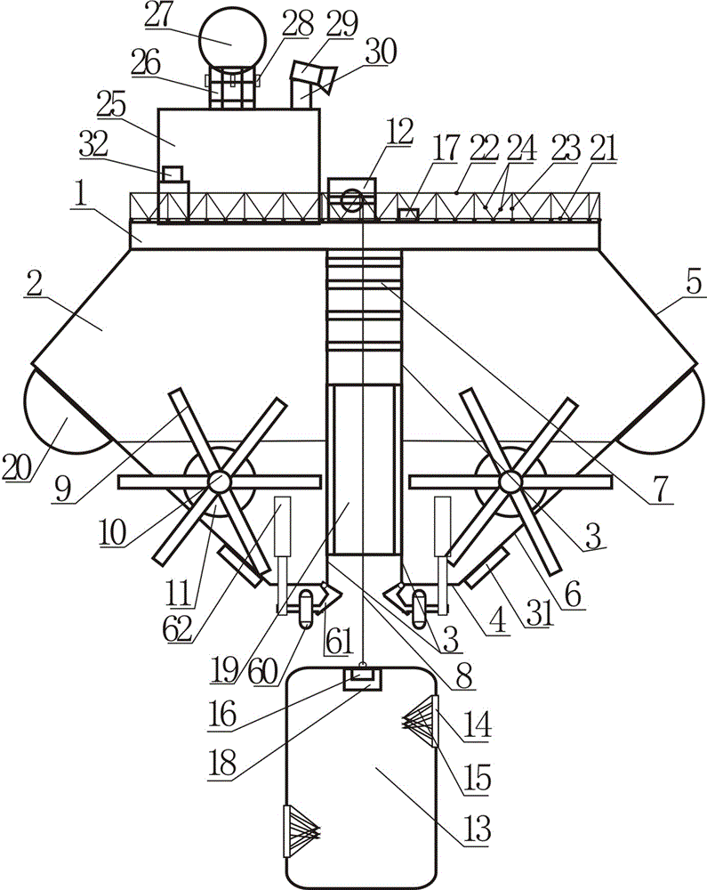 Roller-type fishing boat for simulating voice to attract fish