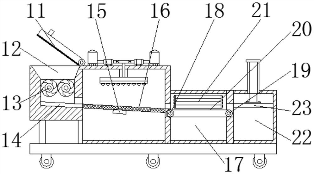 Recycling device of disposable resin hemoperfusion apparatus