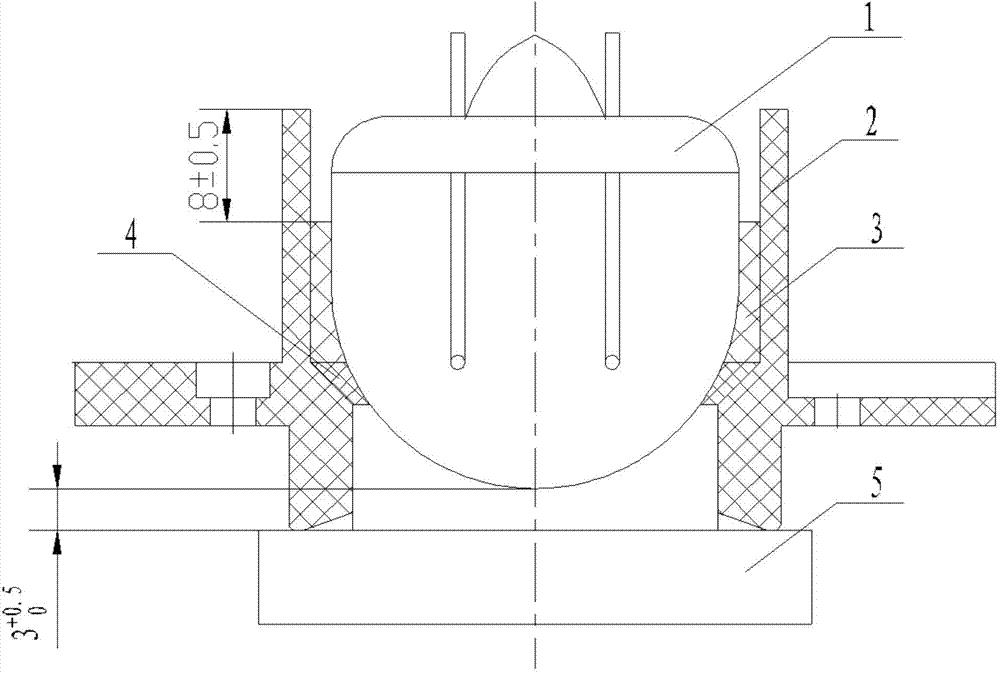 Ultraviolet photoelectric sensor positioning fixture and mounting method thereof