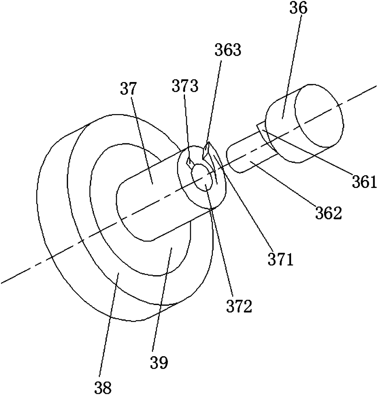 Graphite-spraying type adhesion prevention method for casting stop piece