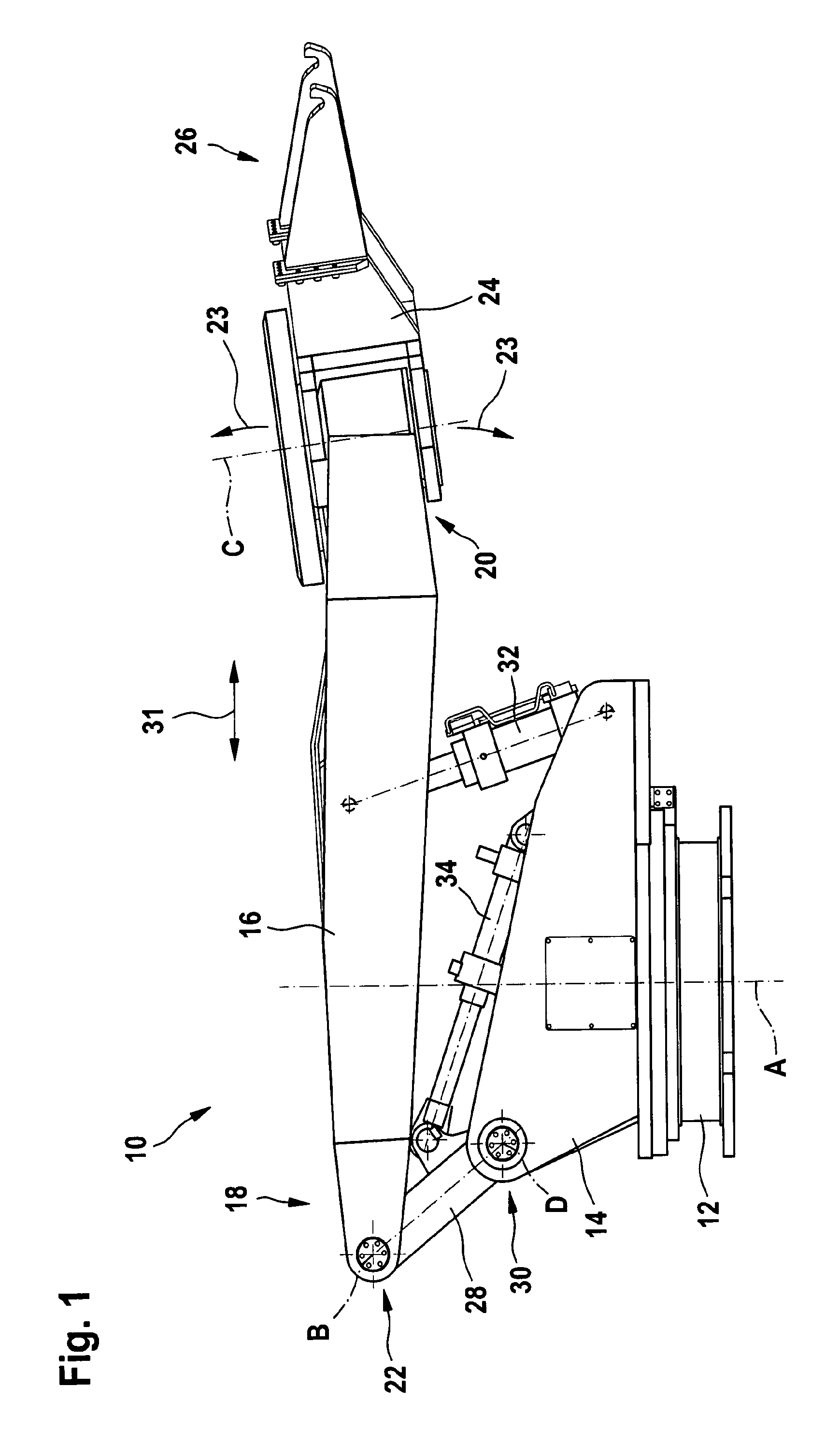 Handling Device For Elements of Tapping Runners