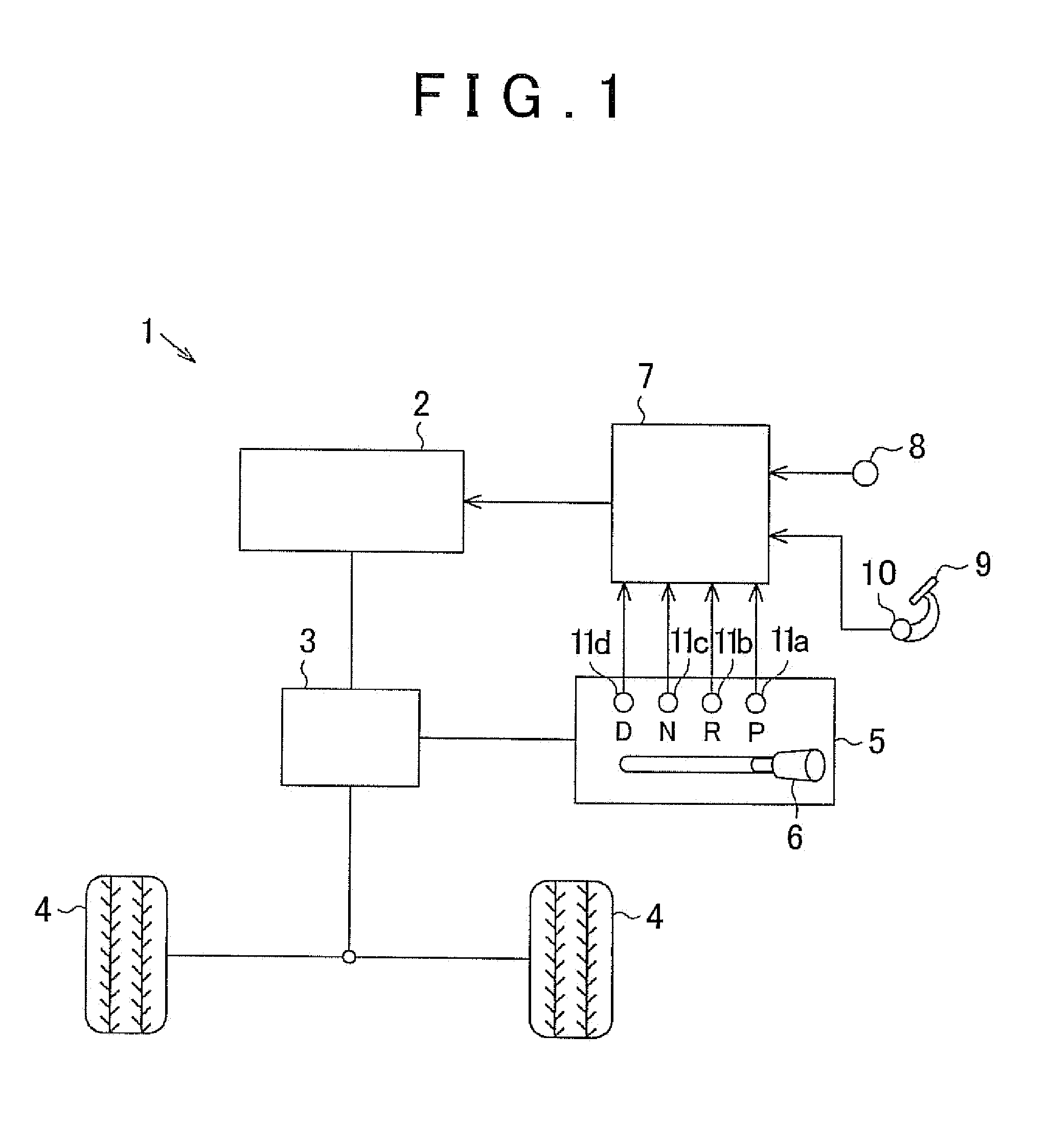 Driving control system for vehicle