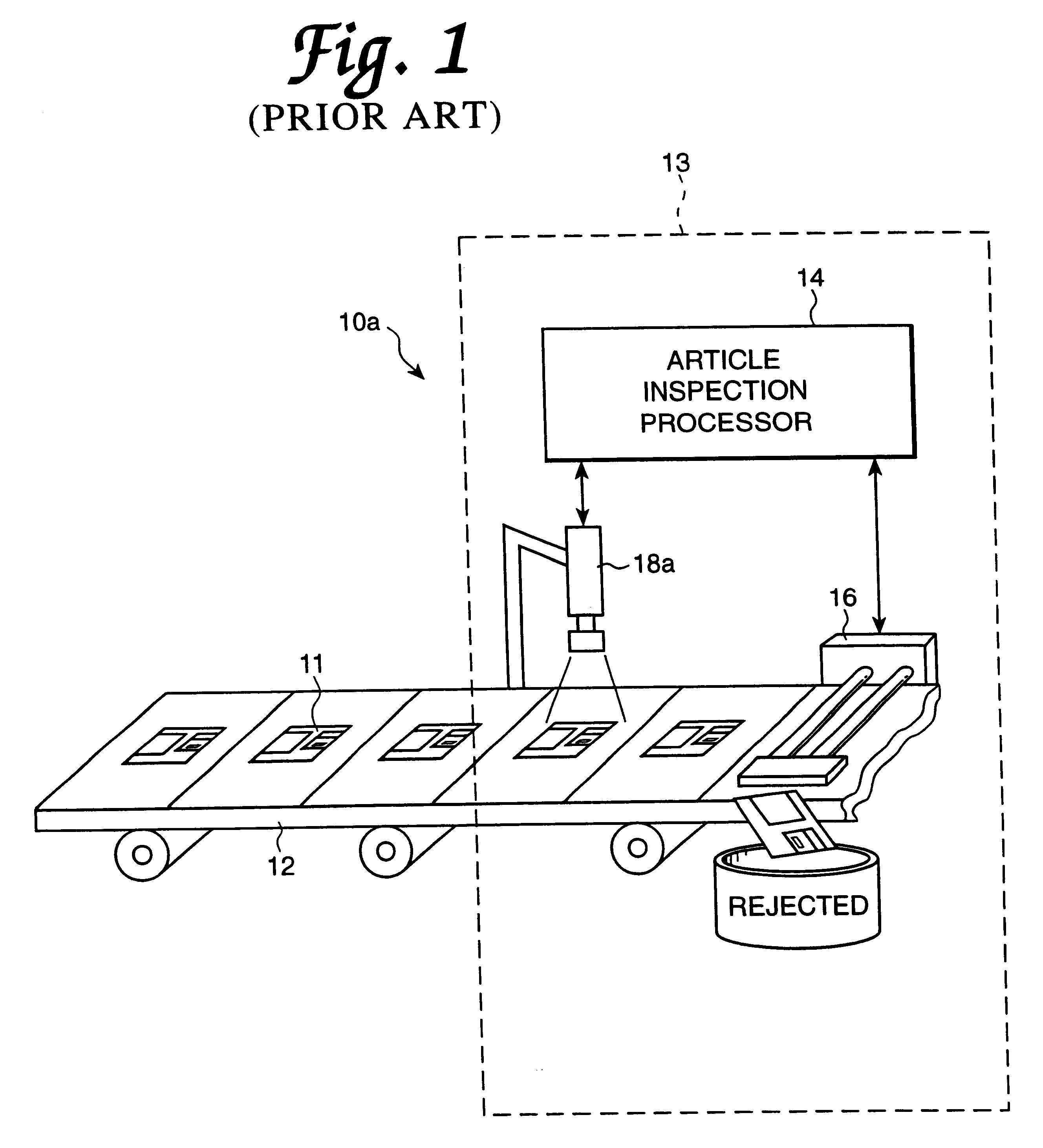 Machine vision system for identifying and assessing features of an article