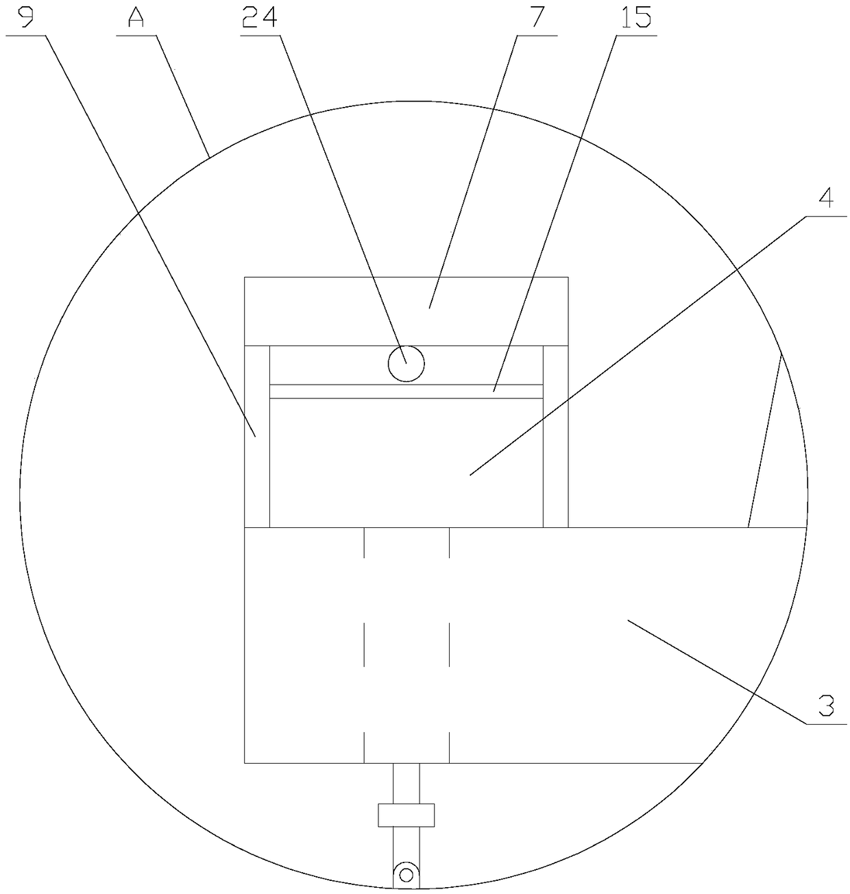 Communication iron tower with long service life