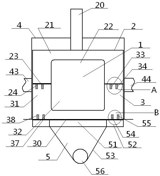 A textile fiber press molding device