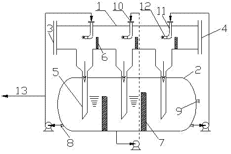 A kind of acid gas reactor and treatment process