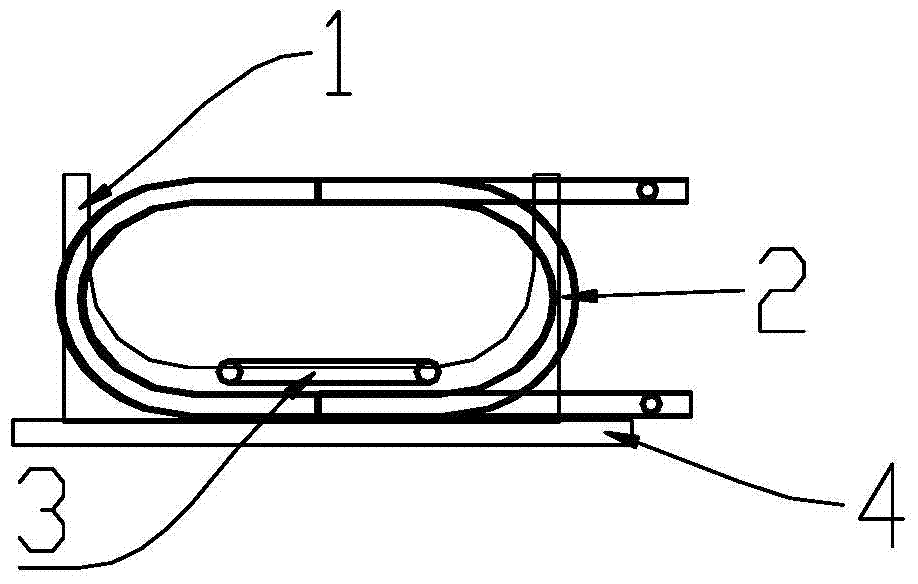 Manufacturing method of U-shaped spring for elevator security pincers