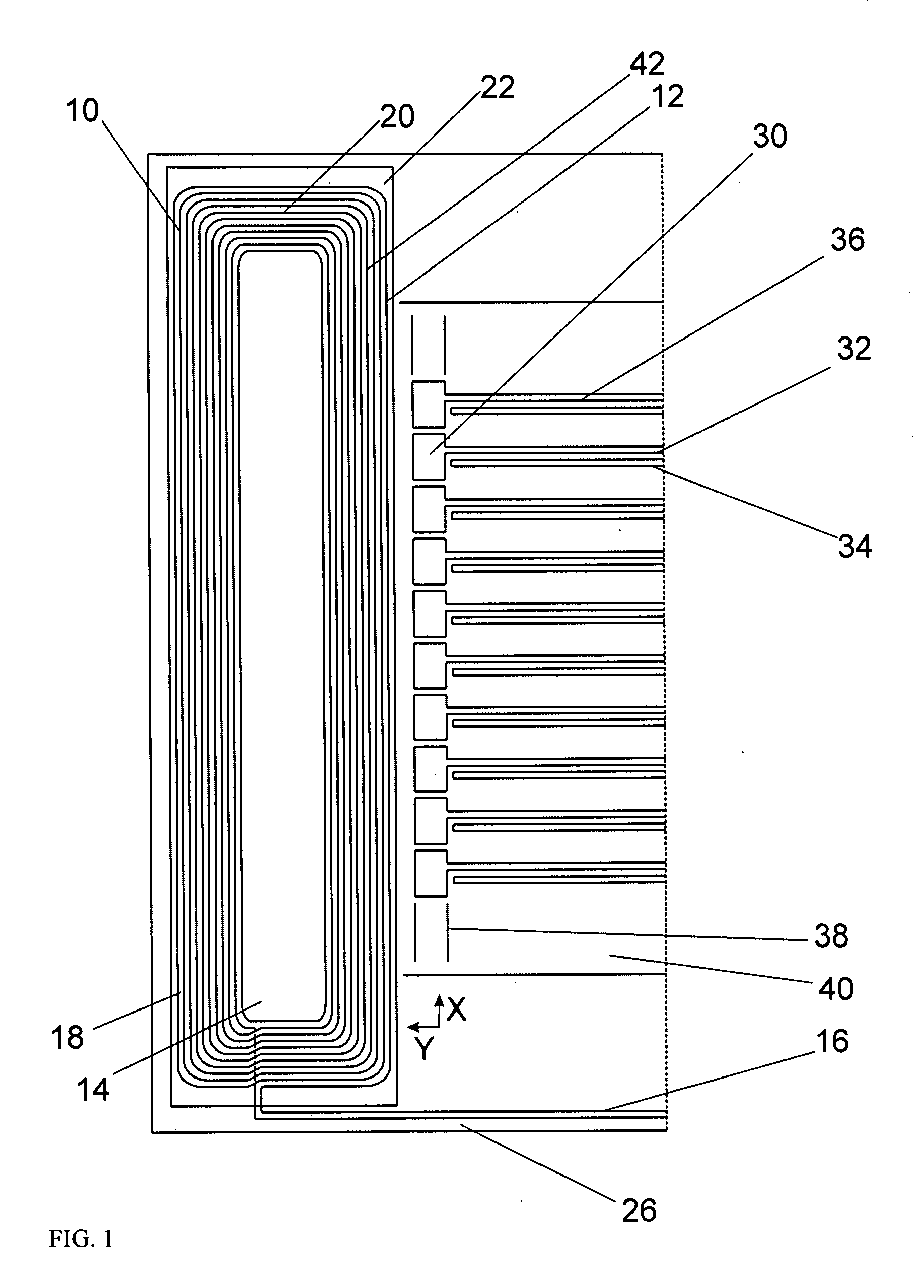 Hybrid wound/etched winding constructs for scanning and monitoring