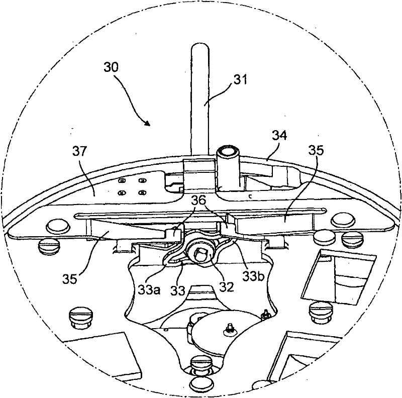 Digital display method for an analogue watch and analogue watch using this method