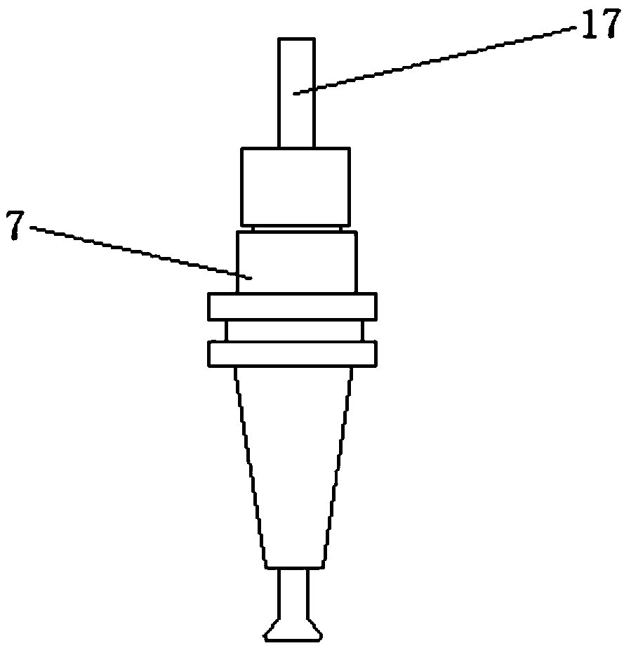 Device for detecting outer cutter swing of CNC cutter machine