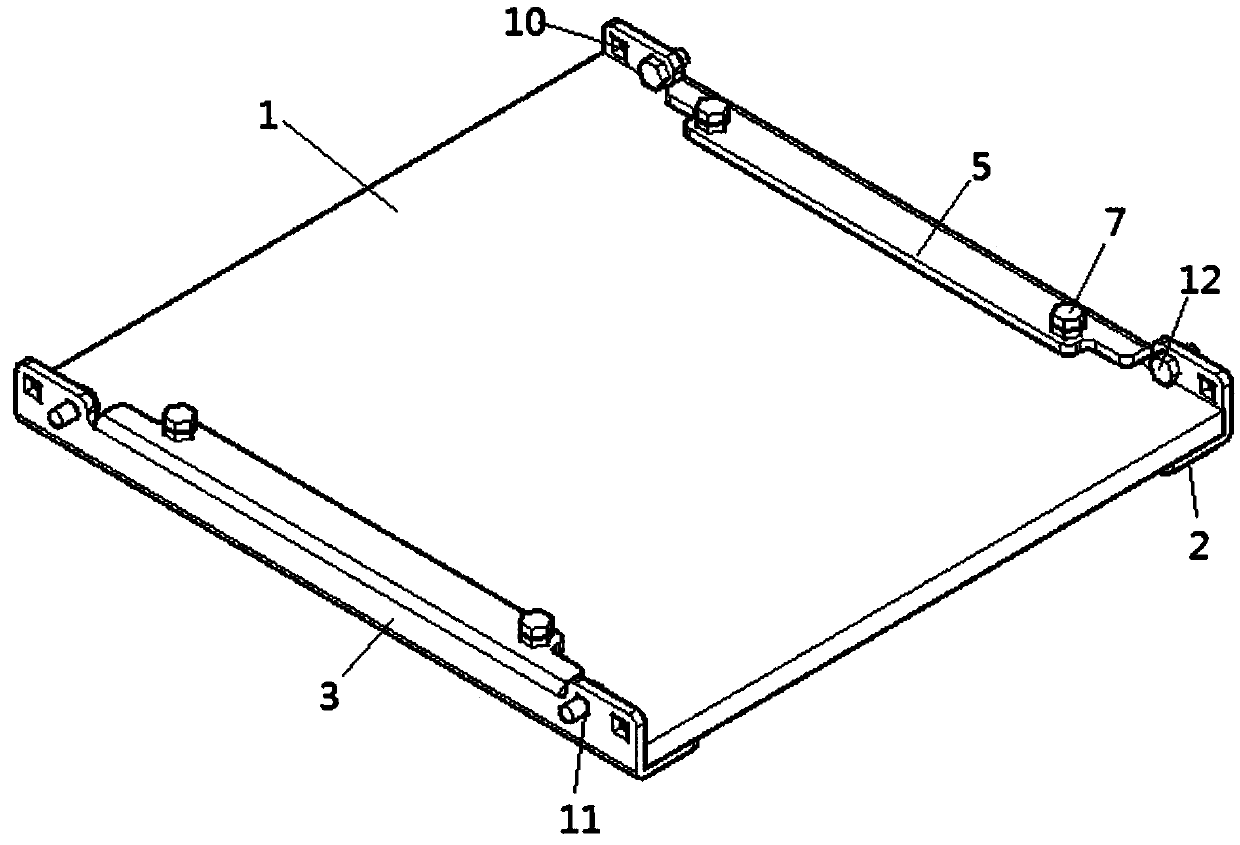 Cabinet mounting plate sliding rail