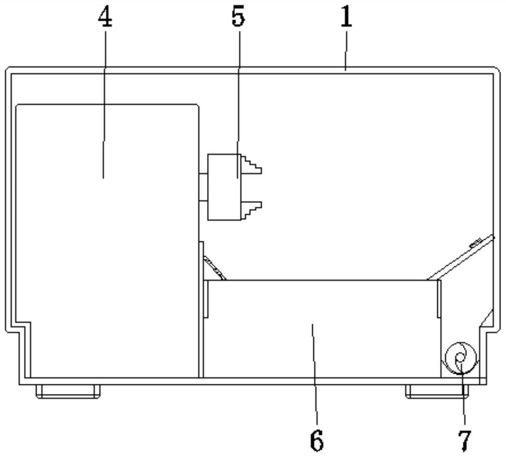 Numerical control machine tool facilitating water drainage