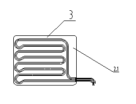 Refrigerating evaporator with auxiliary refrigeration evaporator