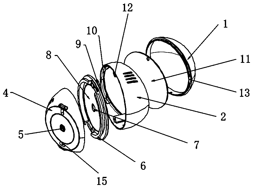 Rotary angle-adjustable globe lamp