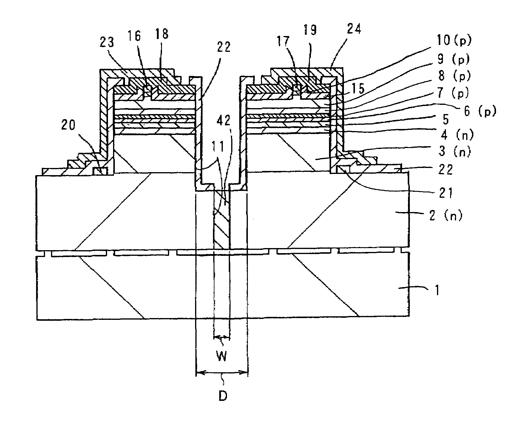 Multibeam semiconductor laser, semiconductor light-emitting device and semiconductor device