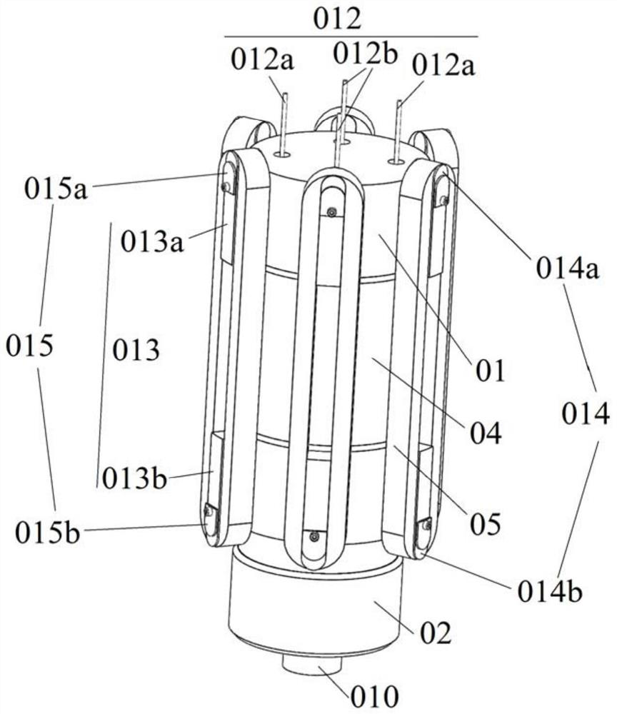 Large-load core holder capable of integrating CT scanning and true triaxial experiment device