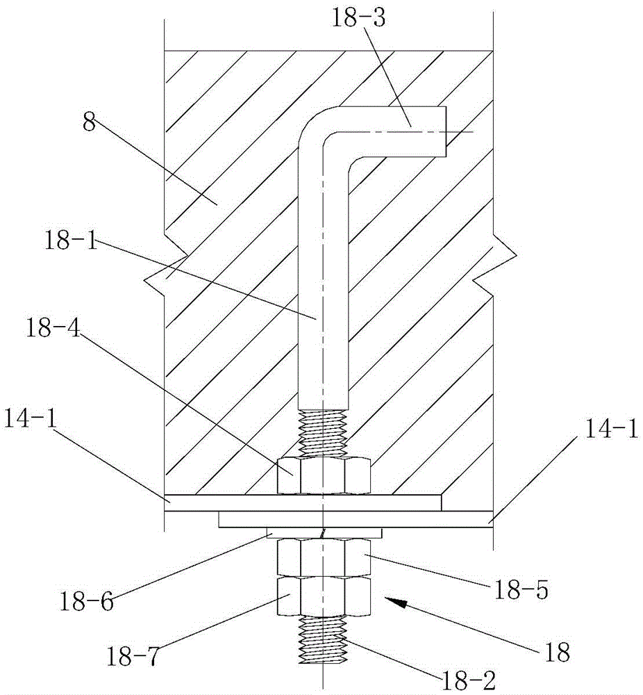 Masonry arch bridge reinforced structure and construction method thereof
