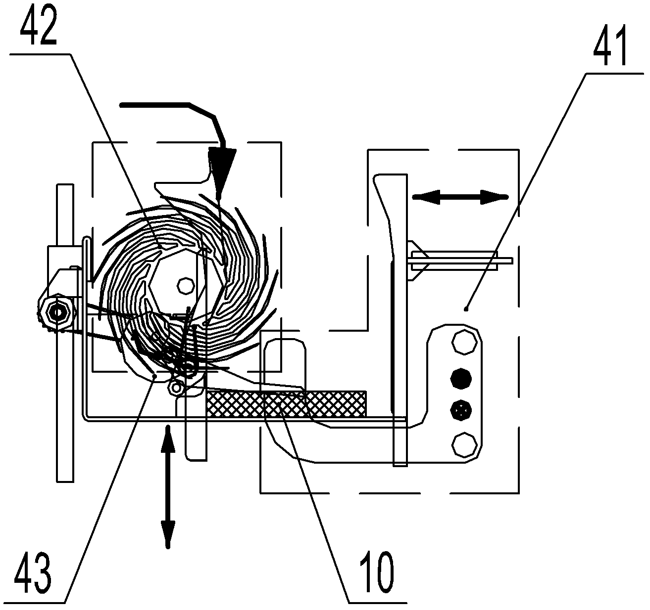 Clearing and binding all-in-one machine and bill stacking and sorting module thereof