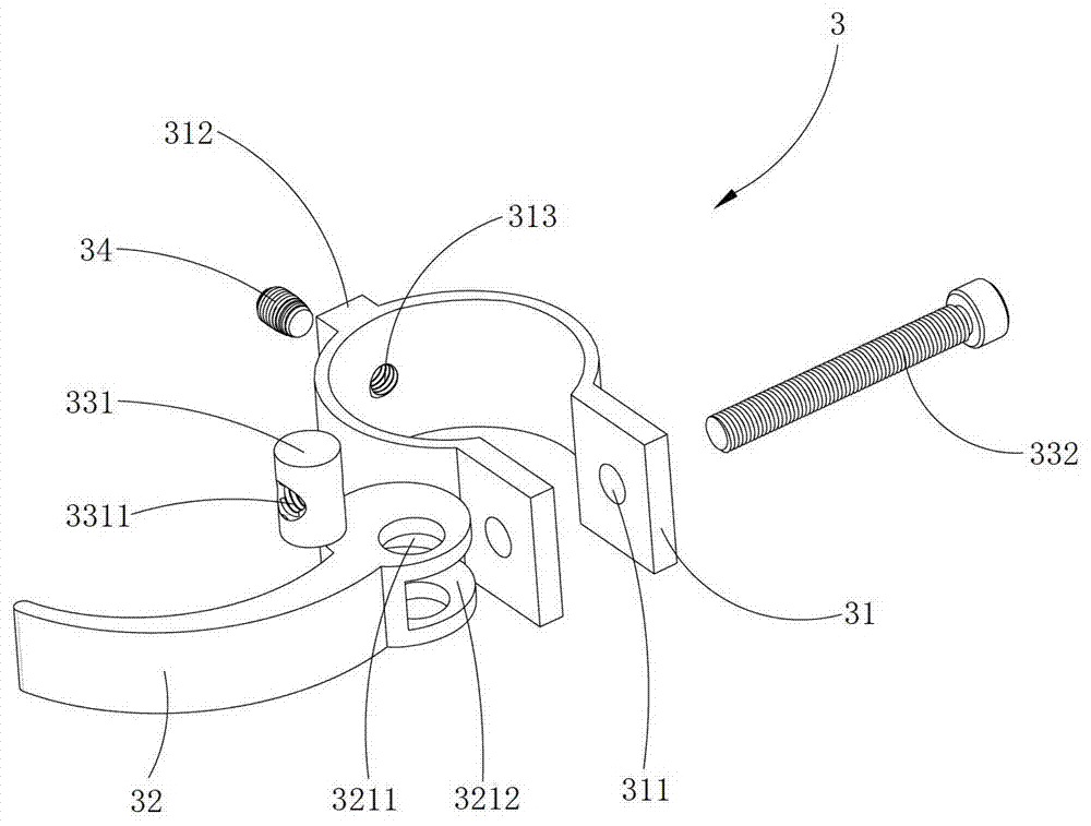 Adjustment structure of light pole and lamp with the adjustment structure