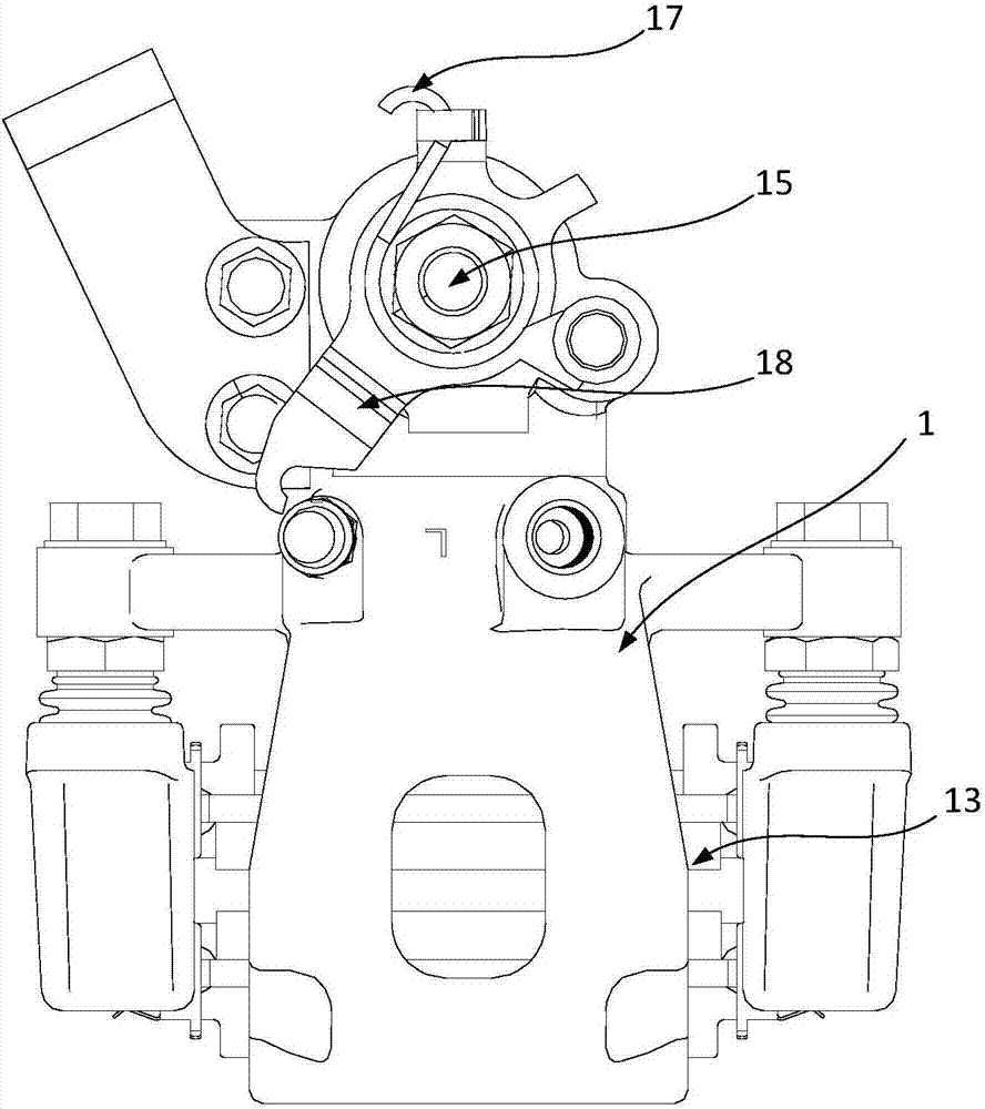 Motor vehicle and automatic compensation brake device thereof