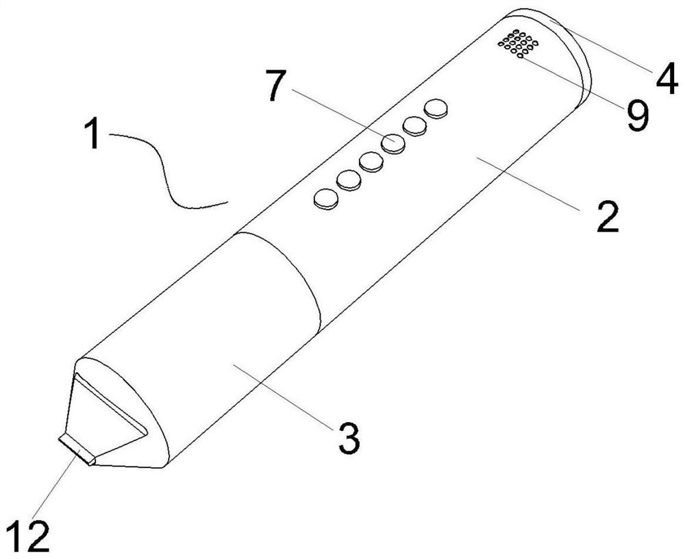 Touch and talk pen and using method thereof