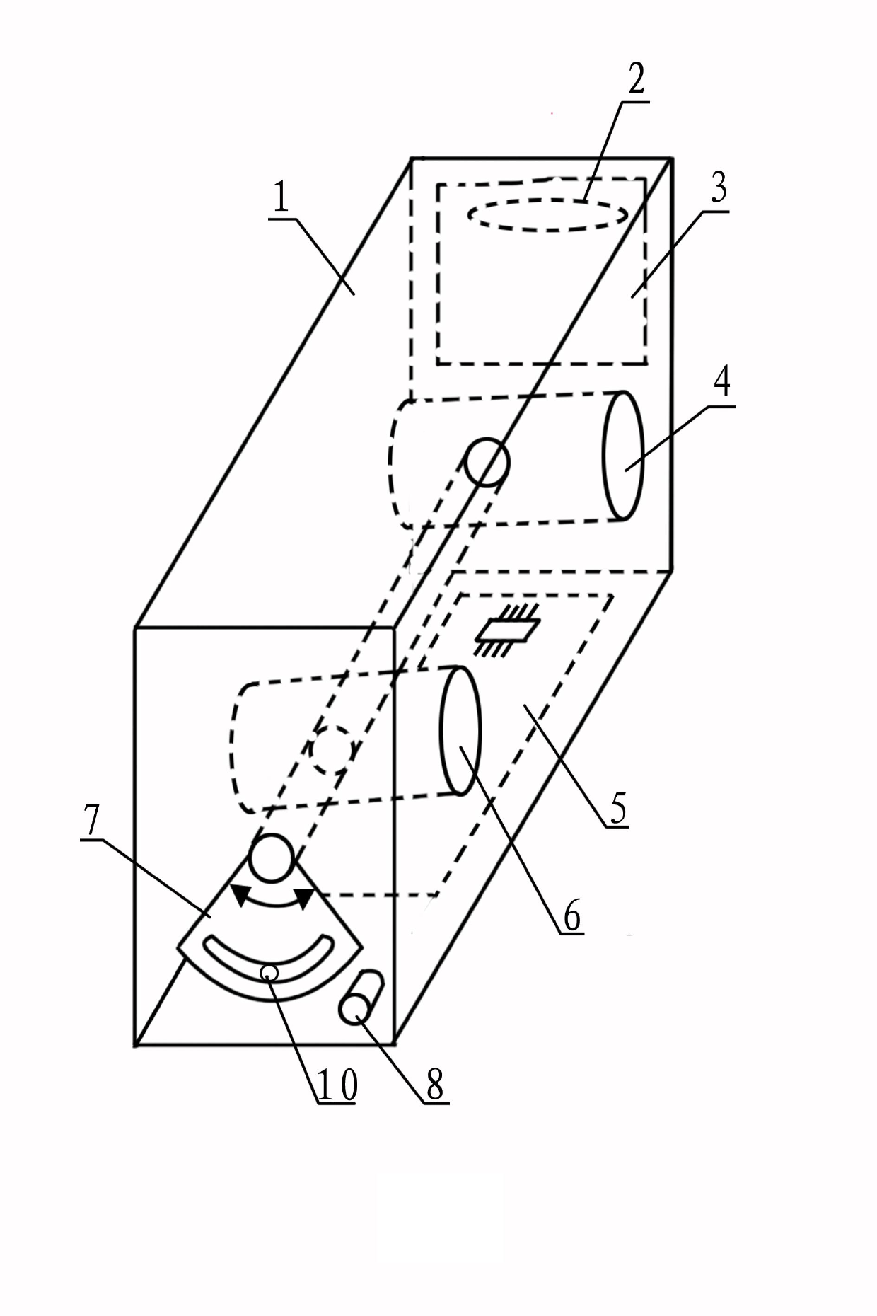 Side-mounted type wireless parking space status detector