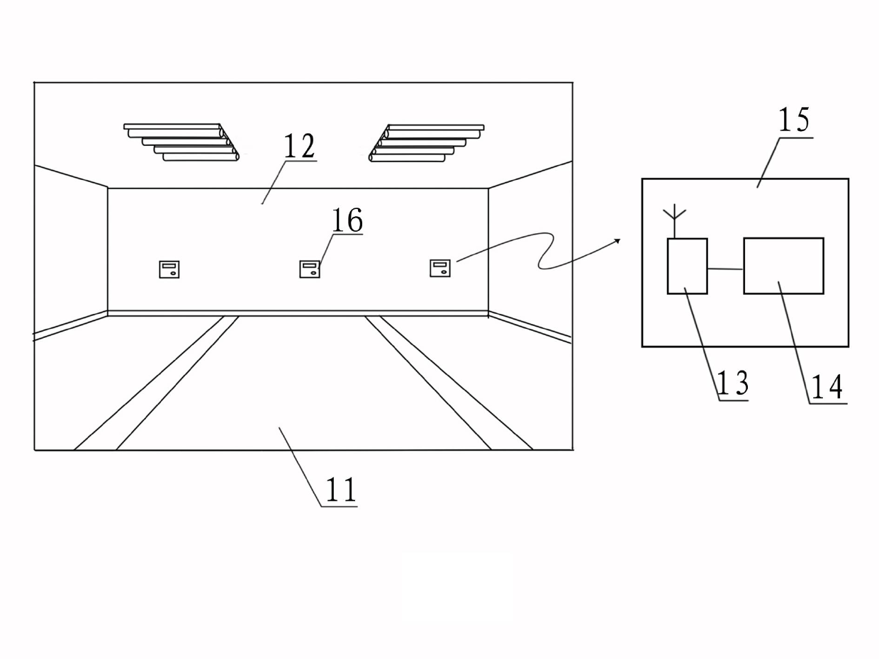 Side-mounted type wireless parking space status detector