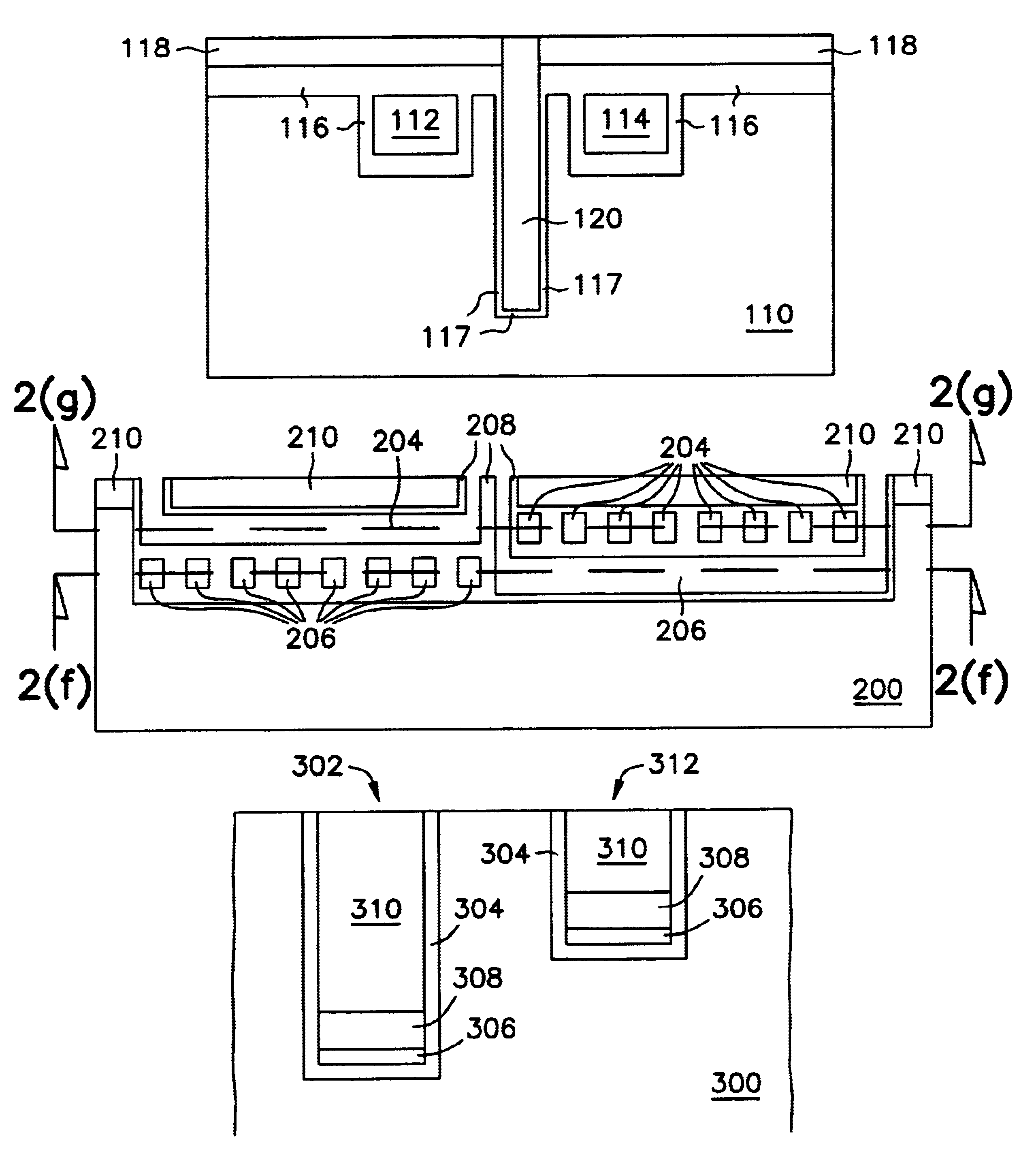 Method of forming buried conductors