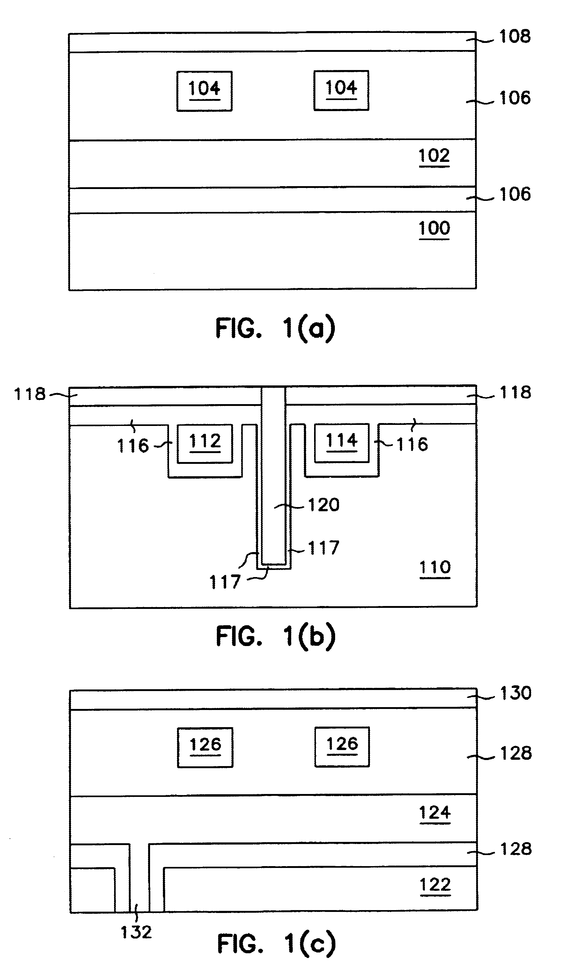 Method of forming buried conductors