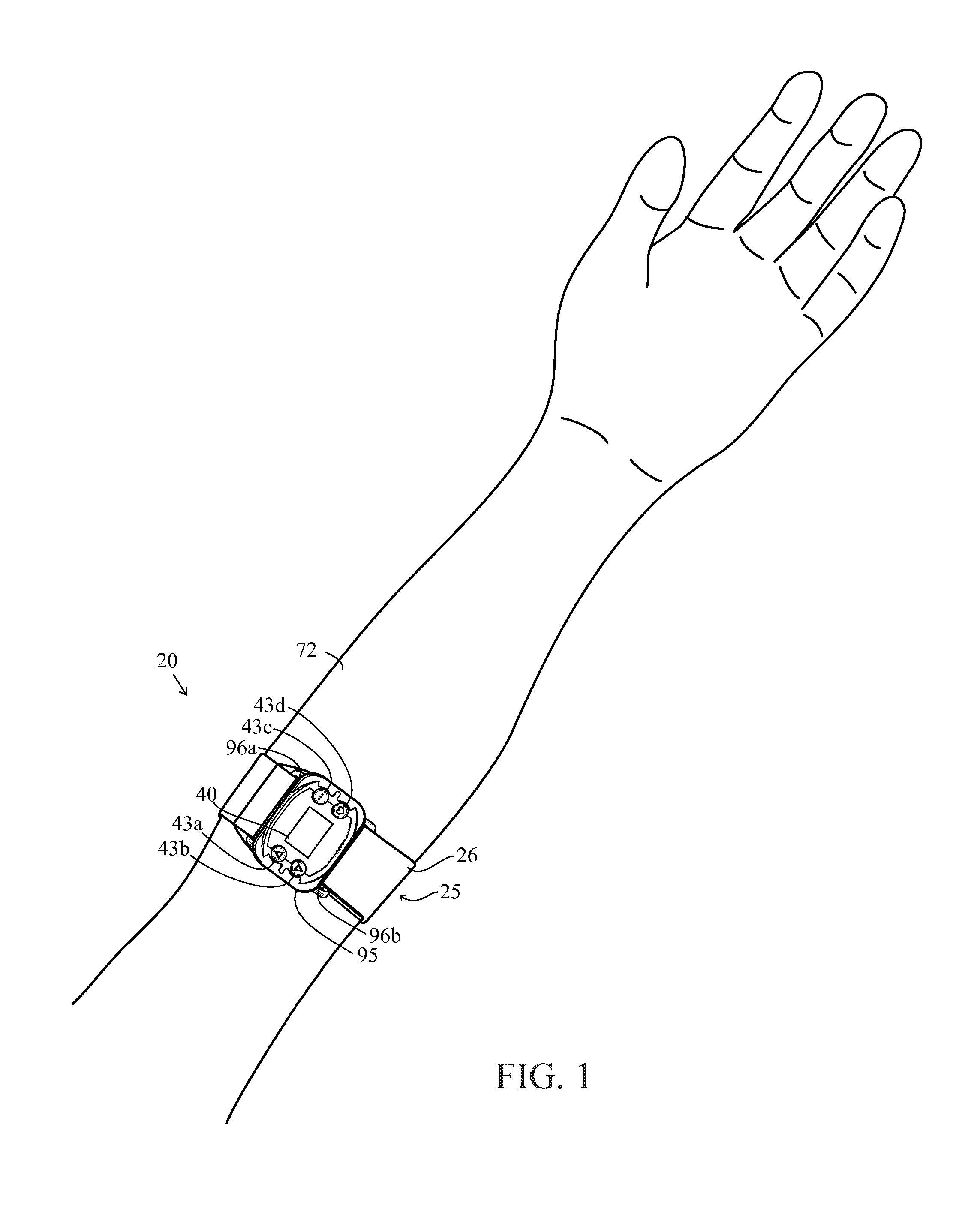 Monitoring device with a pedometer