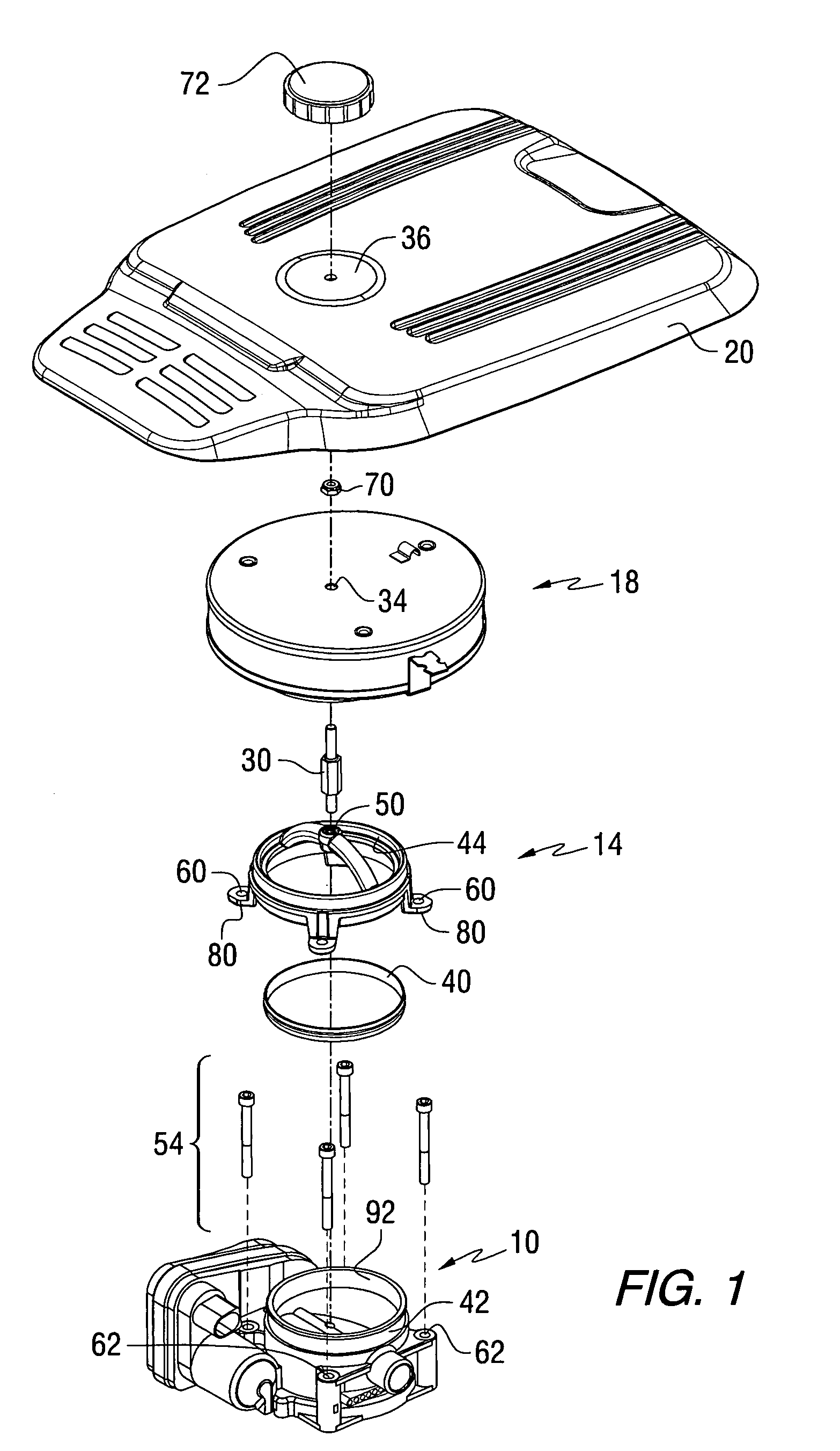 Component mounting system for a marine engine