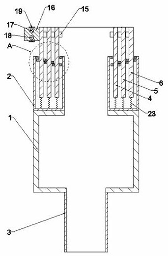 Domestic drinking water quality detection equipment mounted on household pipeline