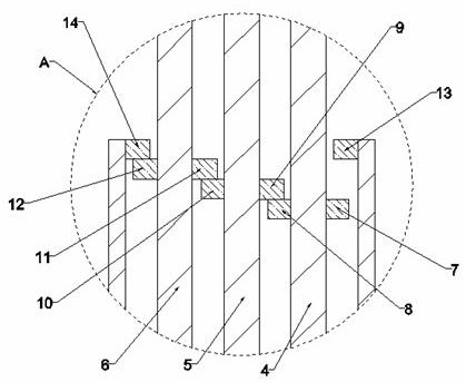 Domestic drinking water quality detection equipment mounted on household pipeline