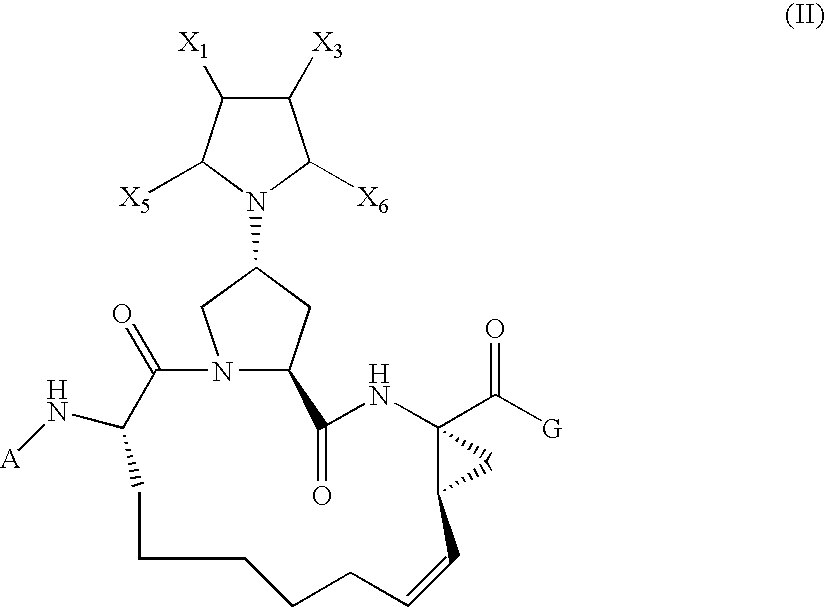 Arylpiperidinyl and arylpyrrolidinyl macrocyclic hepatitis c serine protease inhibitors
