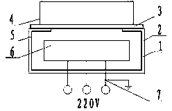 External radiation-free electromagnetic oven