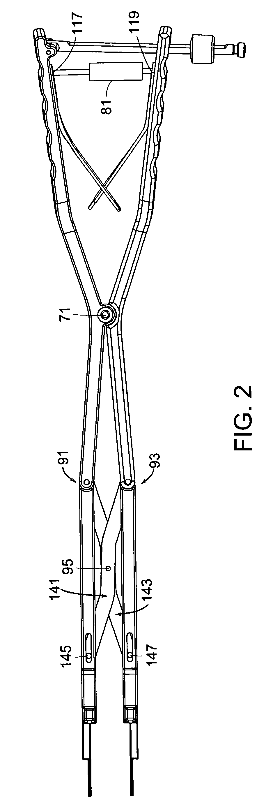 Pivoted tensiometer for measuring tension in an intervertebral disc space