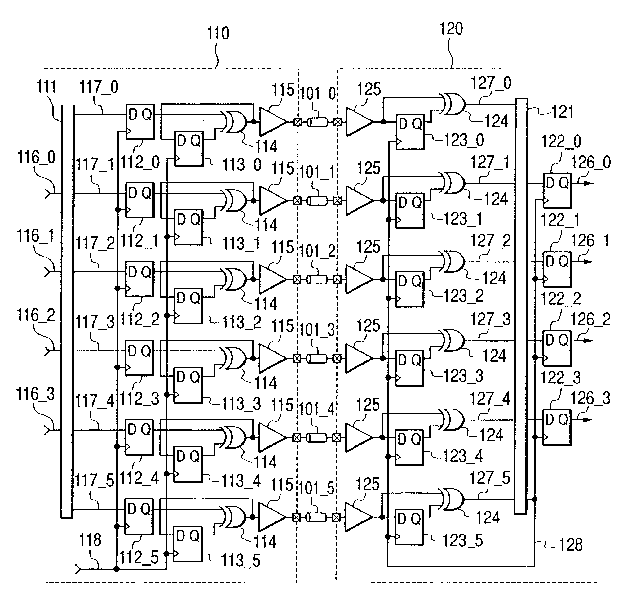 Data communication method and data communication device and semiconductor device