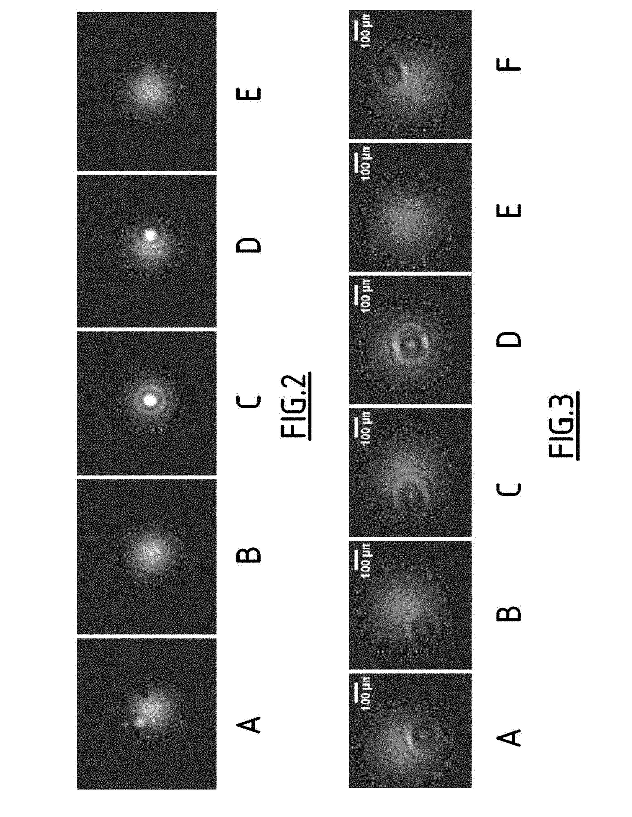 Method for regulating the relative position of an analyte in relation to a light beam