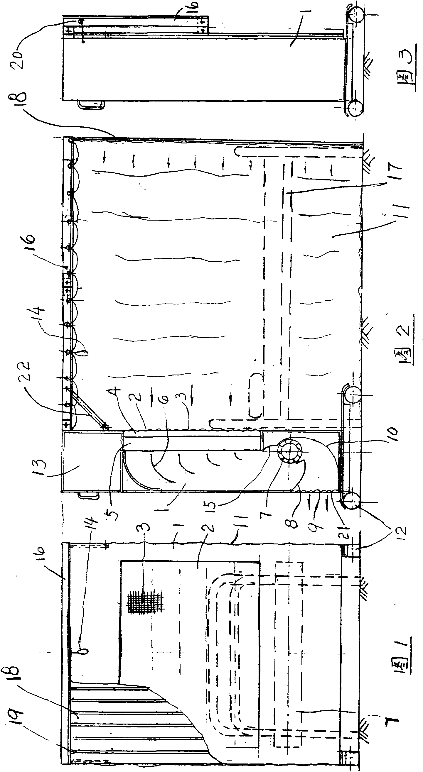 Simple low-noise negative pressure isolation ward device