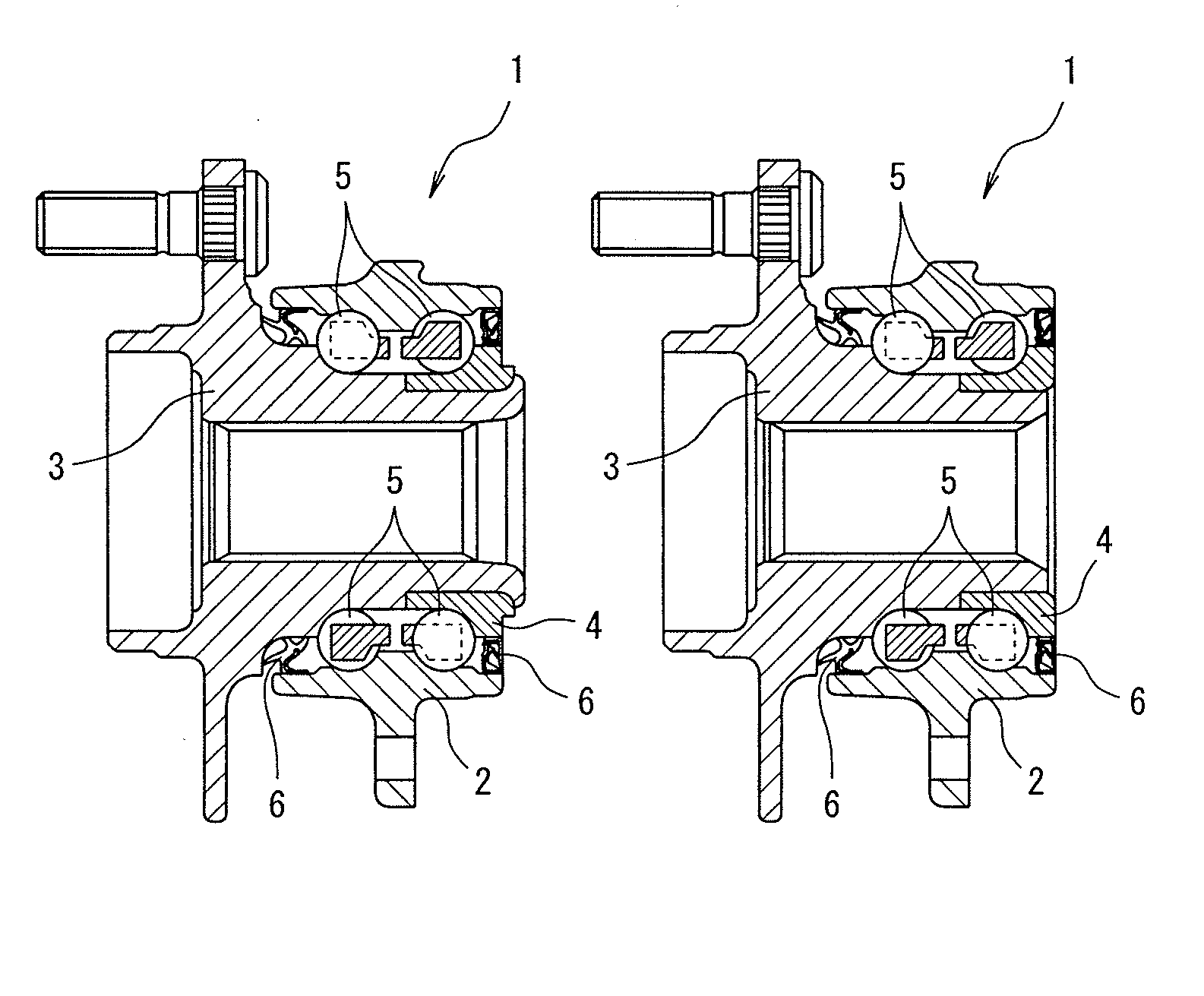 Grease Composition and Wheel Supporting Rolling Bearing Unit Having Grease Composition Packed Therein