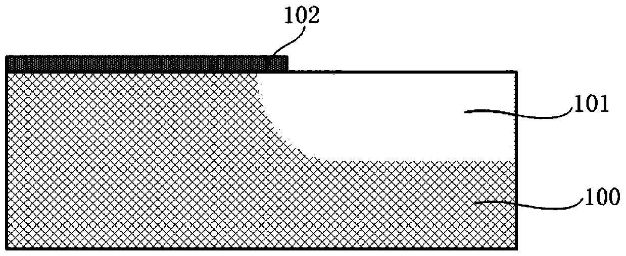 Semi-floating gate transistor of epitaxial TFET channel and preparation method thereof